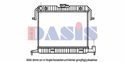 AKS DASIS 150550n -  Радиатор, охлаждение двигателя
